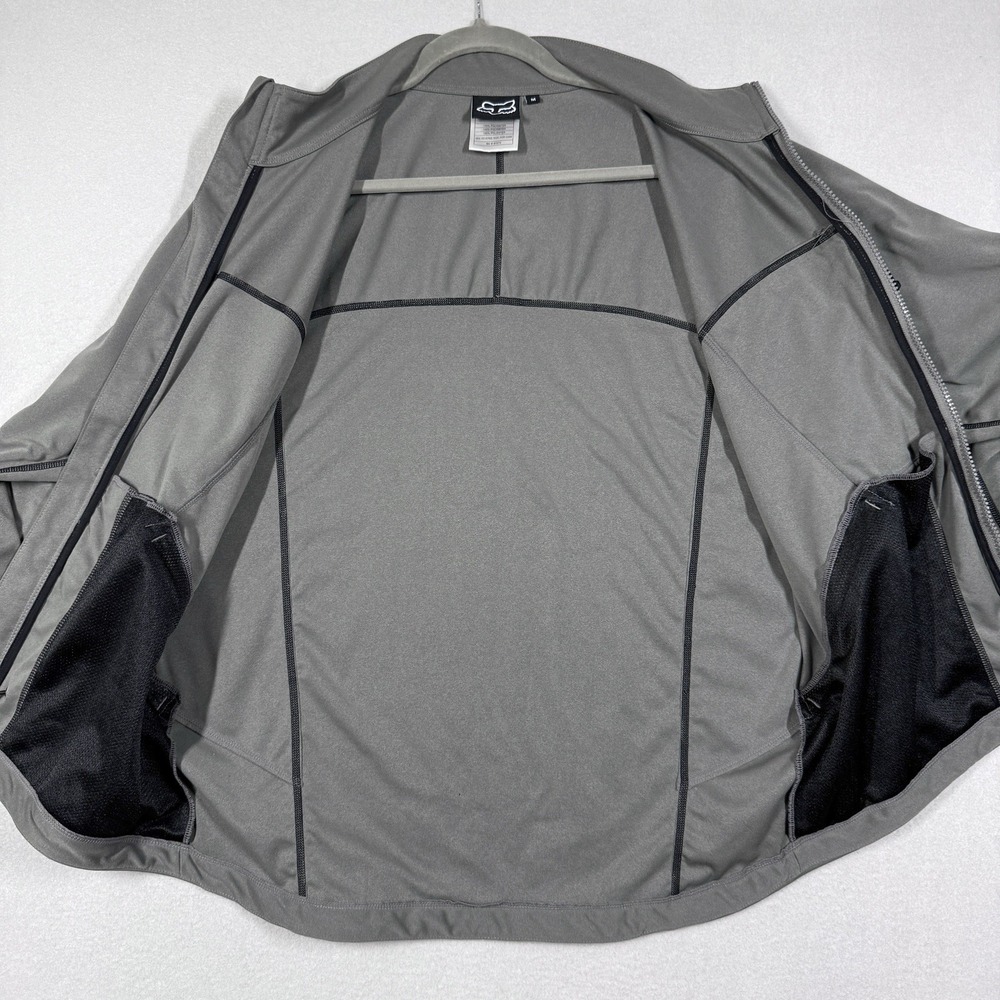 Fox Racing Jacket Men Medium Cycling Full Zip Jacket Stormbreaker Zipped Pockets - Picture 5 of 14